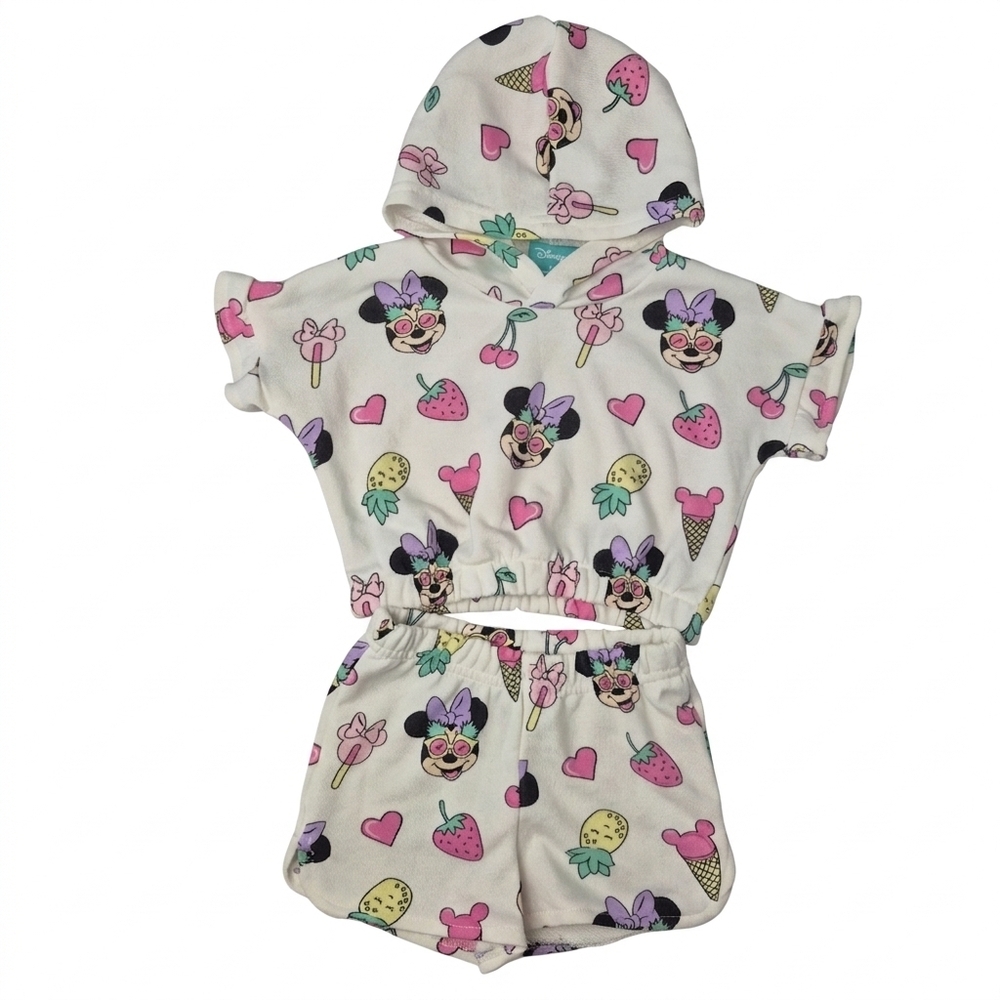 Disney Baby Minnie Mouse Tropical Ice Cream Short Set 12M